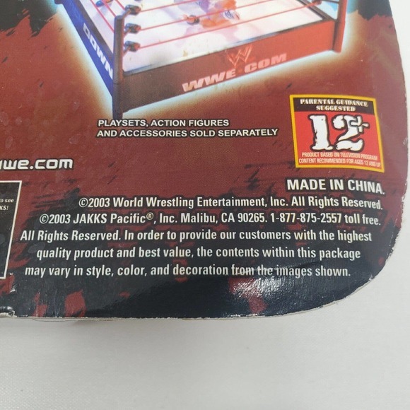 WWE Triple H NEW Flex’ems Jakks Pacific World Wrestling 2003 Action Figure - Picture 10 of 12